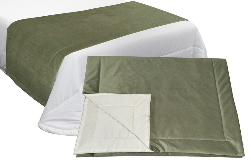 MANTA TAPA PES 70x245 C/D VERDE CASCAIS