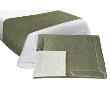 MANTA TAPA PES 70x245 C/D VERDE CASCAIS