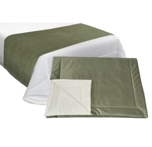 MANTA TAPA PES 70x245 C/D VERDE CASCAIS