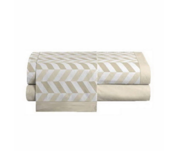 JOGO CAMA FLAN ESP BEGE 105x190 59267