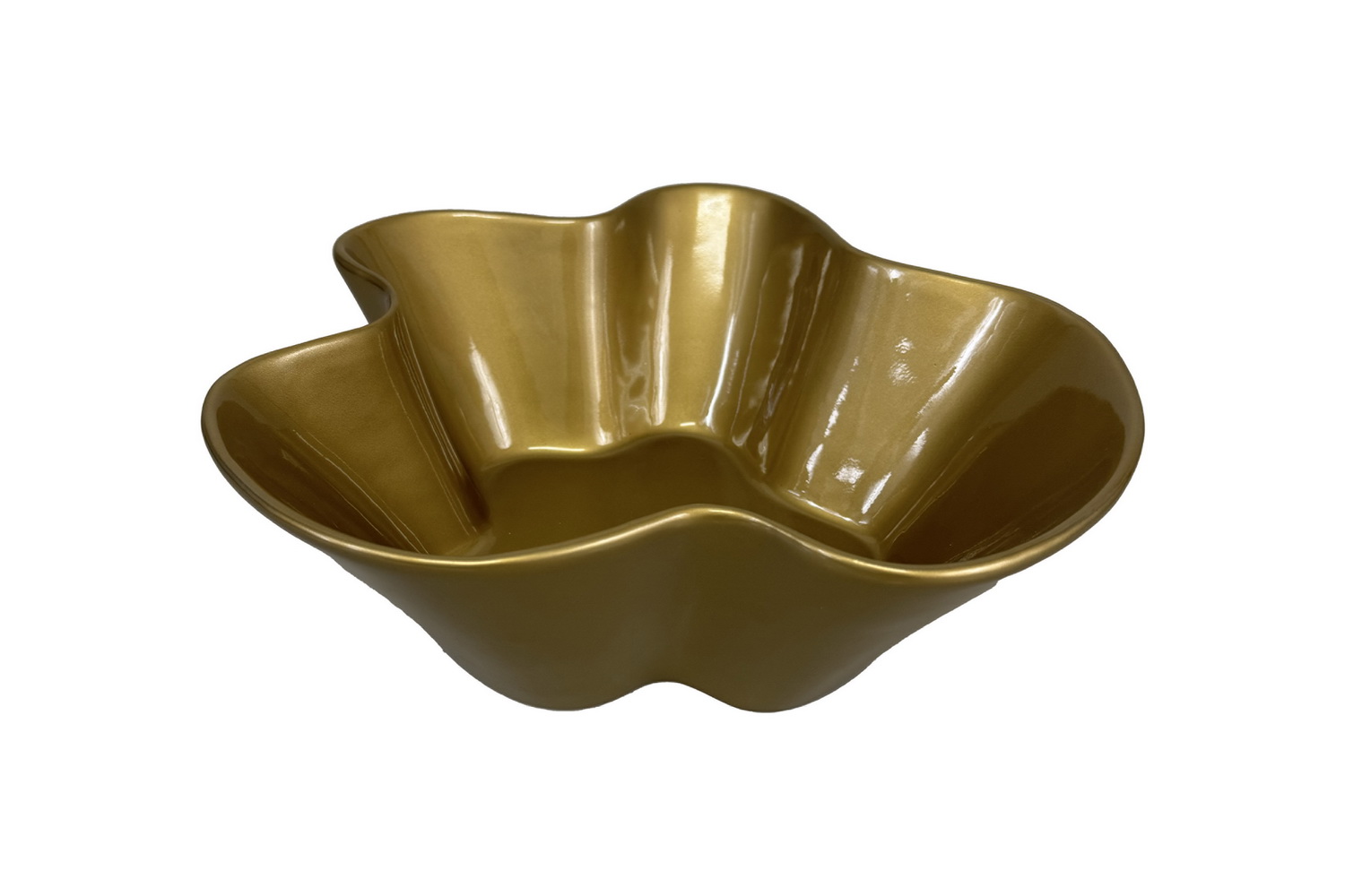 TACA OND M 35cm DOURADO 1262