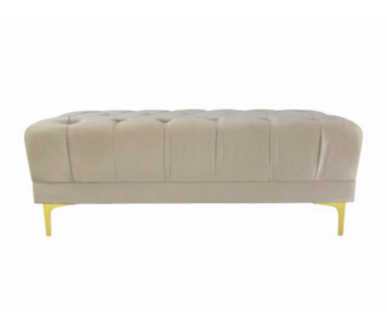 BANQUETA VEL BEGE 43X118 05 0012810