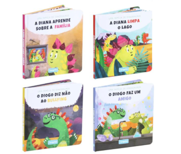 LIVRO FAM DINOSSAUROS HI4620-A/B/C/D