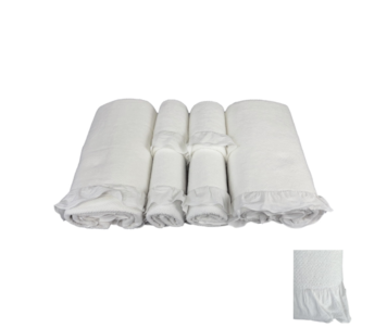 JG BANHO 6 PCS 500G C1 BRANCO 558