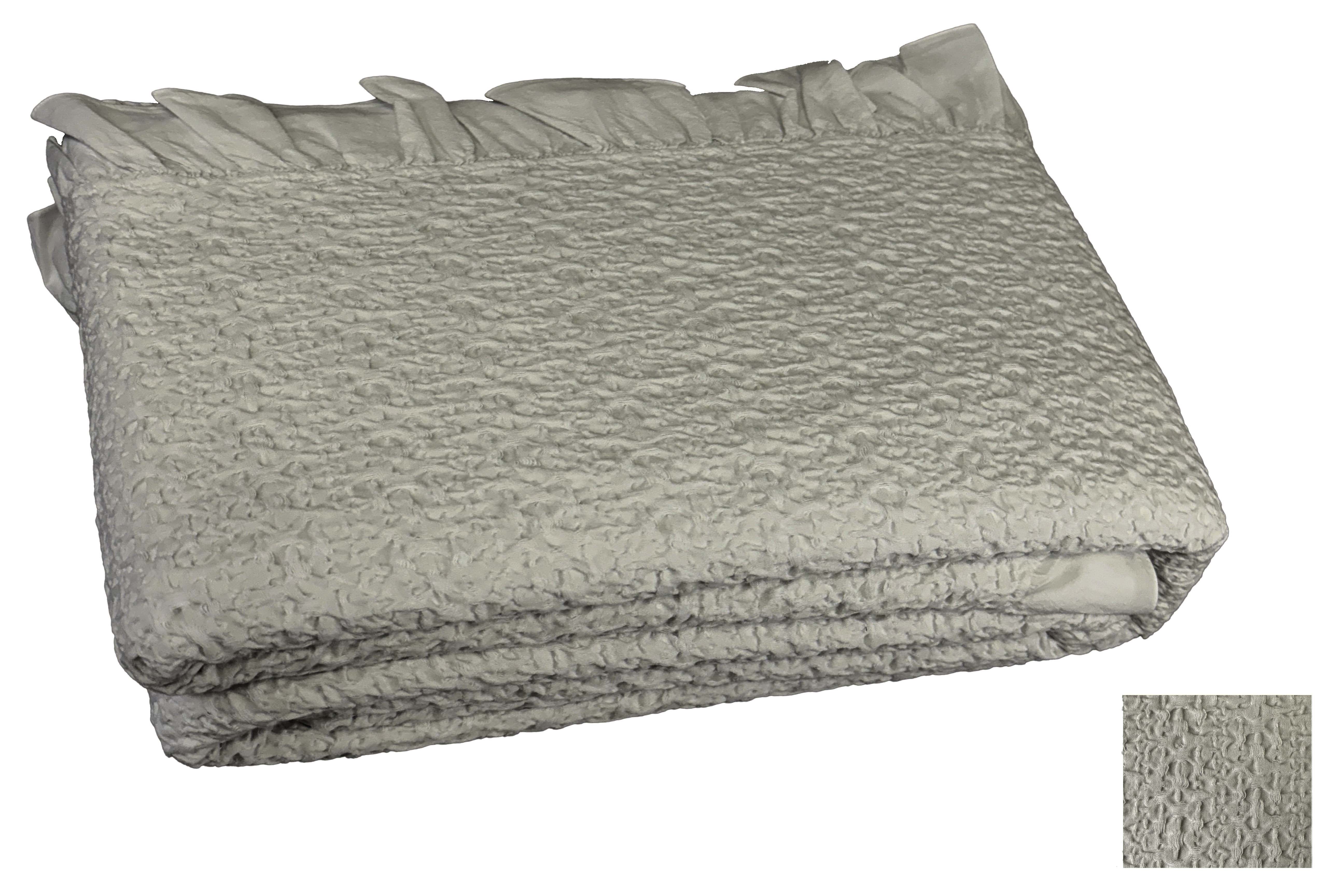 COLCHA FOLH 250x280 C2 TAUPE C/610