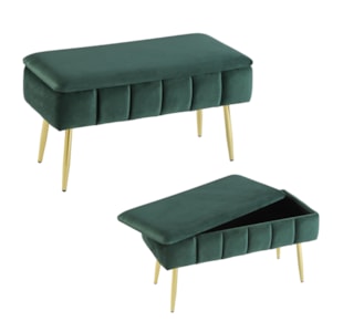 BANQUETA SOGNO VRD 79,5x42x37,5 22050054