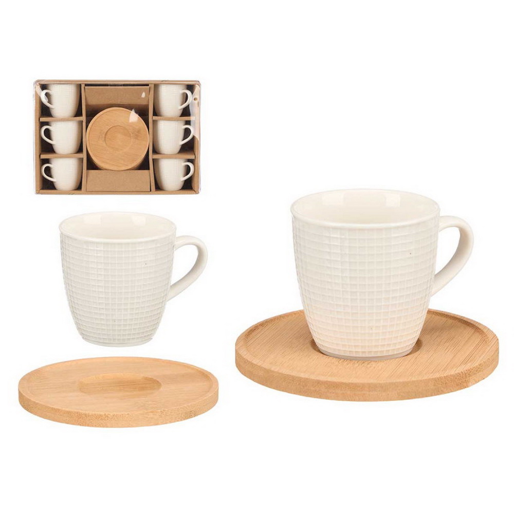 CJ 6 CHAVENAS CAFE PORC/BAMB 88740