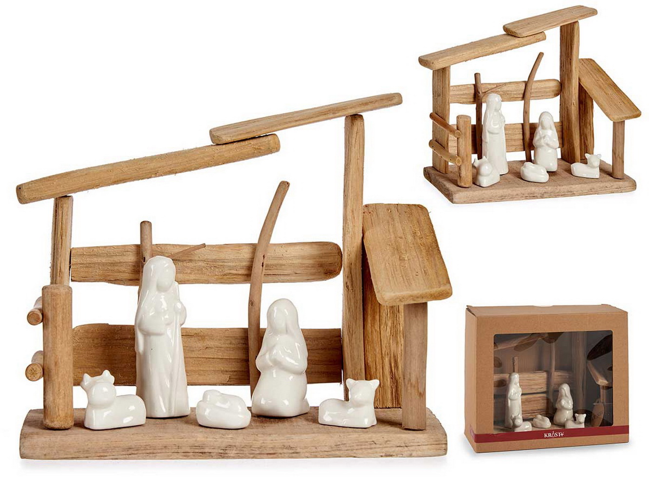 PRESEPIO MAD/PORC 5PCS 25x21 91804