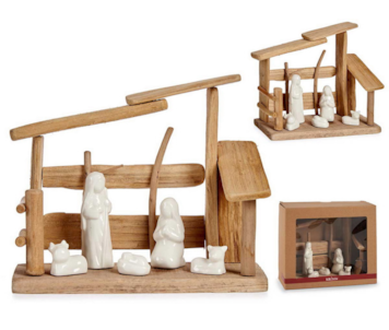PRESEPIO MAD/PORC 5PCS 25x21 91804