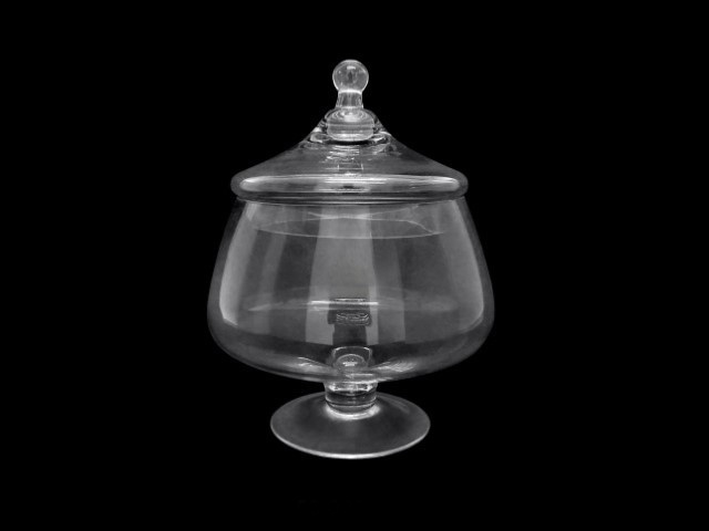 BOMBONEIRA VIDRO 32cm 03 0004299