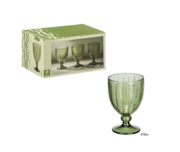 COPO VINHO RISCA VERDE 310ML 12406