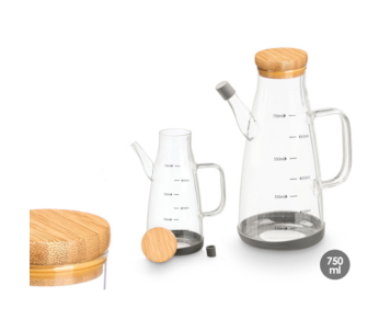 GALHETEIRO VID/BAMBU 750ML 10x17x21 13854