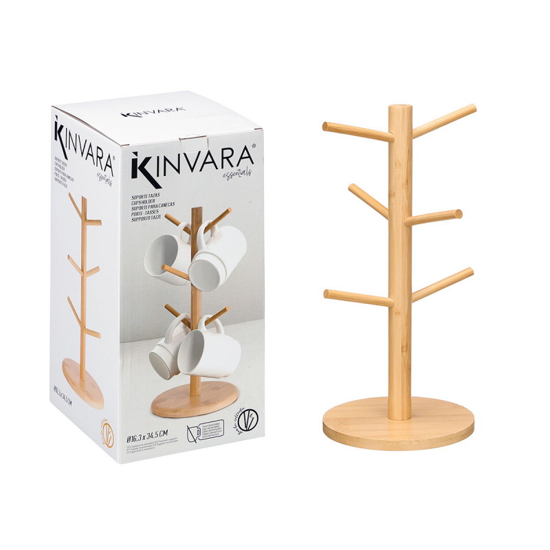 SUPORTE CANECAS BAMBU 35x52x37 11619