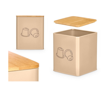 CAIXA QD P/CAFE BEGE 14x16,8 13008