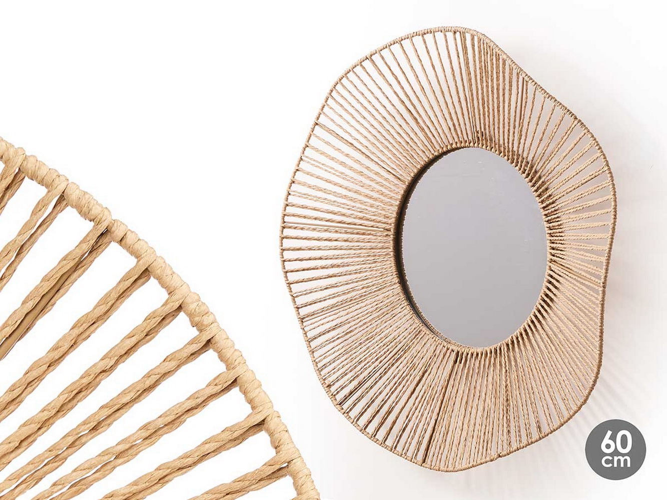 ESPELHO ONDAS CORDA 60cm 10622