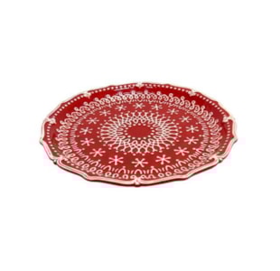 PRATO RD CER VRM/BR 25cm 01 0009888