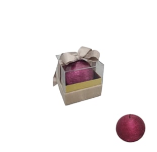 CX C/VELA BOLA 7cm FUSHIA 1CC090112