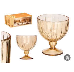 TACA GELADO RISCA AMBAR 350ML 12419