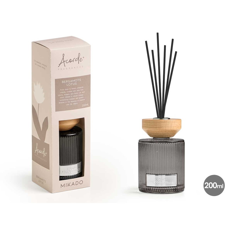 DIFUSOR MIKADO 200ML BERGAMONTS LOTUS 11995