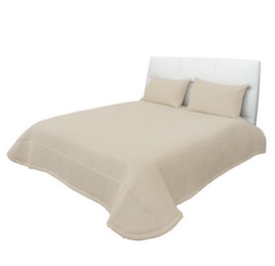 COLCHA C/FR 260X260 PRAGA 28 BEGE