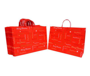 SACO PAPEL MERRY CHRISTMAS 45/15x33/6 09A 023411