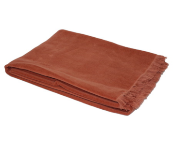 MANTA CHENILLE 130X190 TIJOLO