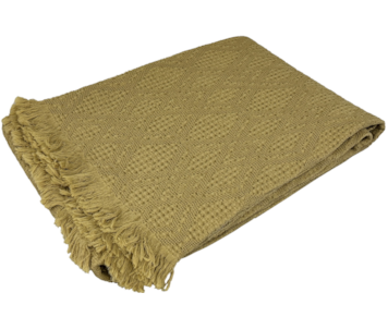 MANTA SW INCA 120x200 MOSTARDA
