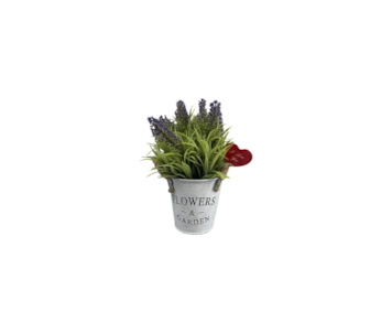 VASO LAVANDA C/CORACAO 25cm 86828