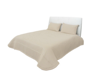 COLCHA C/FR 260X260 PRAGA 28 BEGE