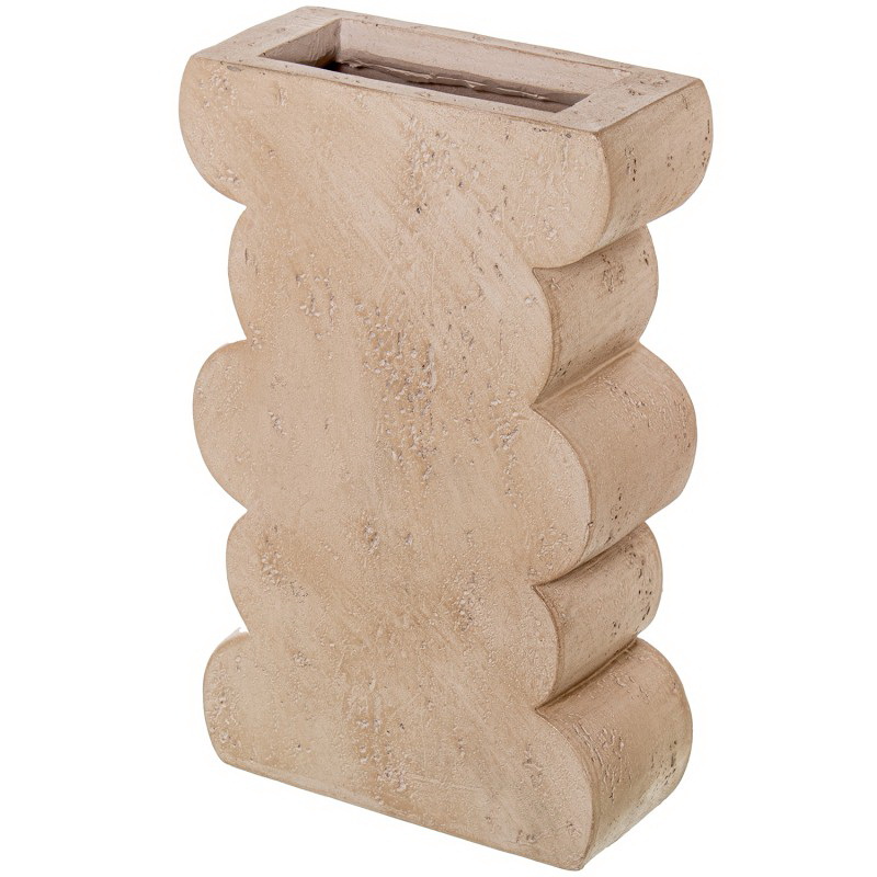 JARRA RESINA BEGE 22,5x35 50857