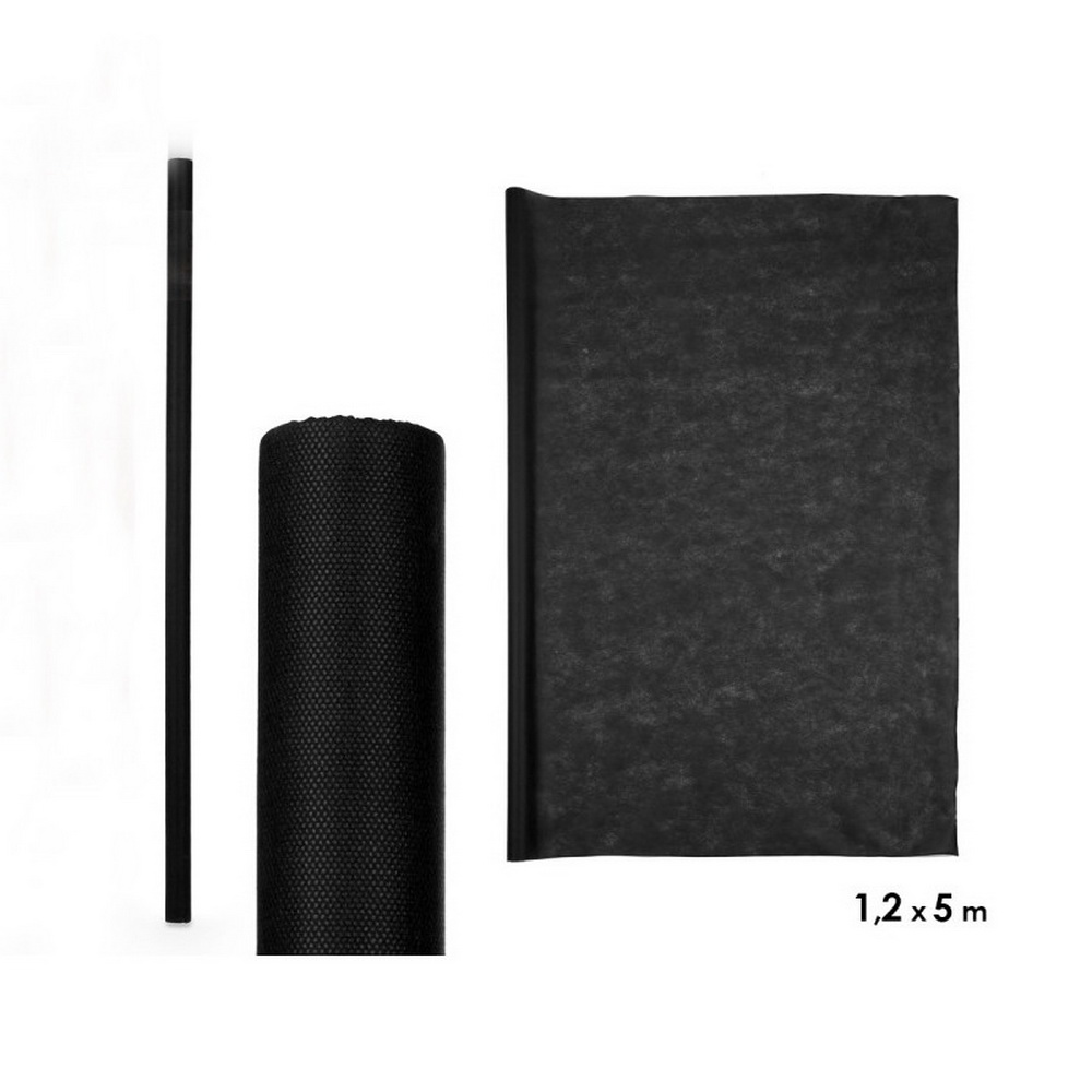 TOALHA MESA DESC 120x500 PRETO 19016