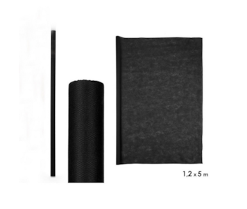 TOALHA MESA DESC 120x500 PRETO 19016