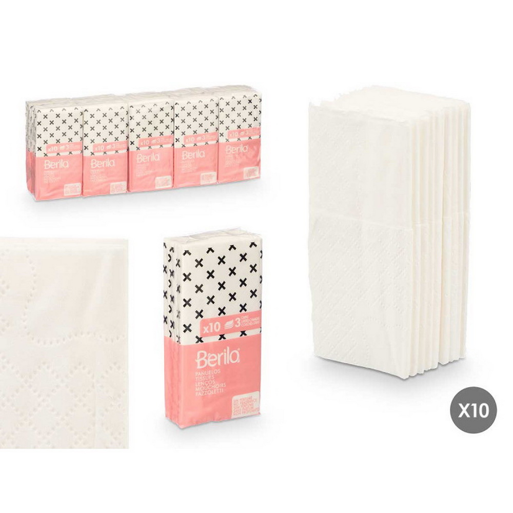 CJ 10 PACOTES LENCOS PAPEL 26x10 13555