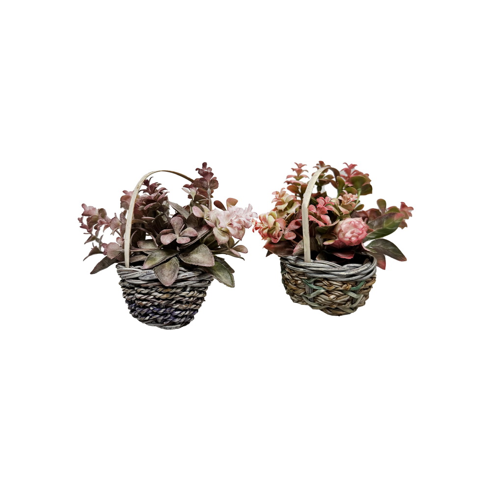 CESTO VERGA C/FLORES