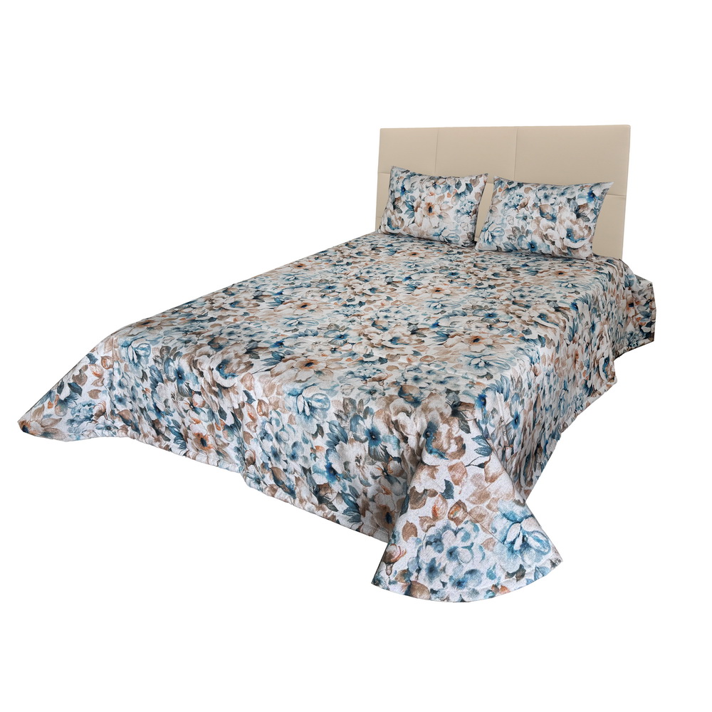 EDREDON 250X260 AZUL TABIA