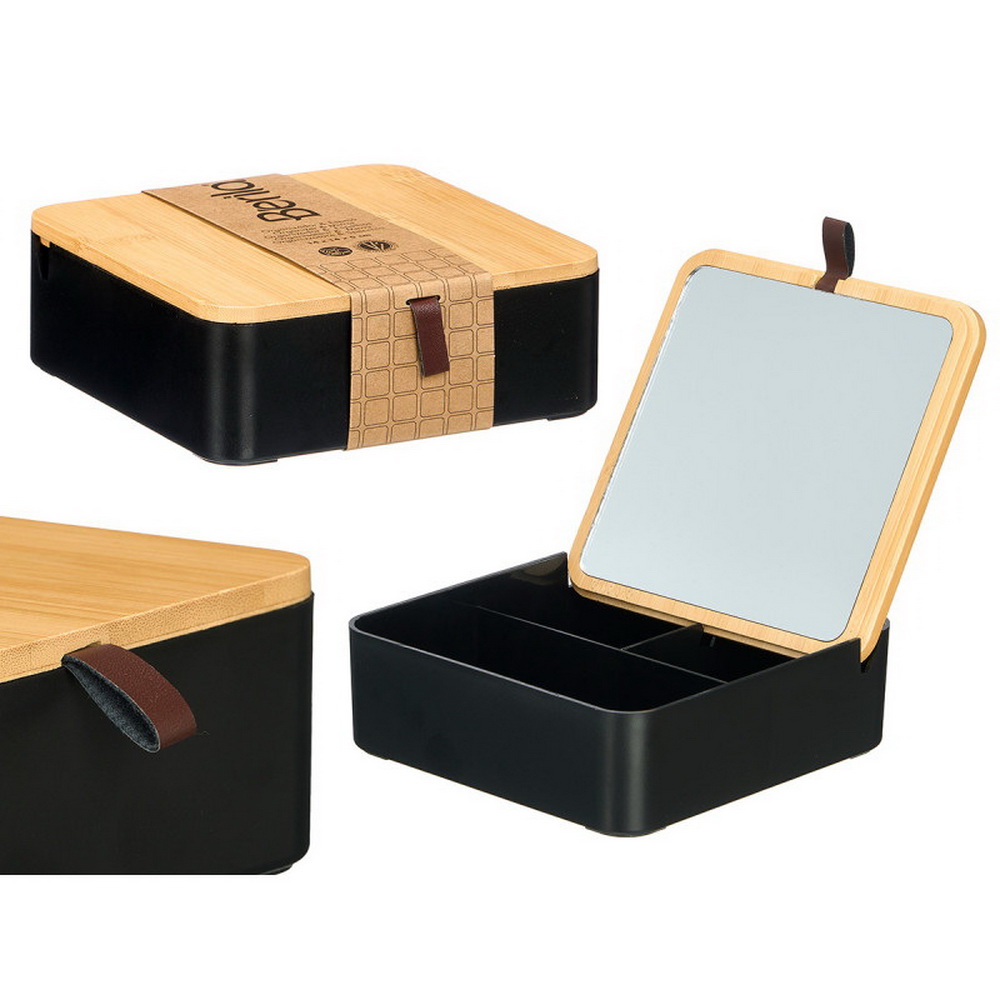 ORGANIZADOR C/ESPELHO PRET 14x5,3 12898