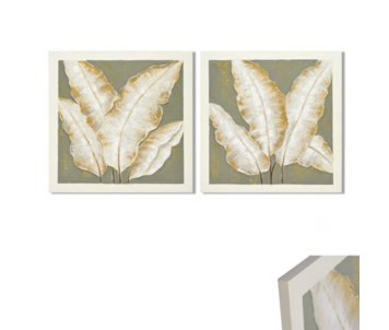 QUADRO FOLHAS 2S 100x100 CU-226549