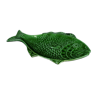 TRAVESSA PEIXE GR VERD CALDAS 40x24 234
