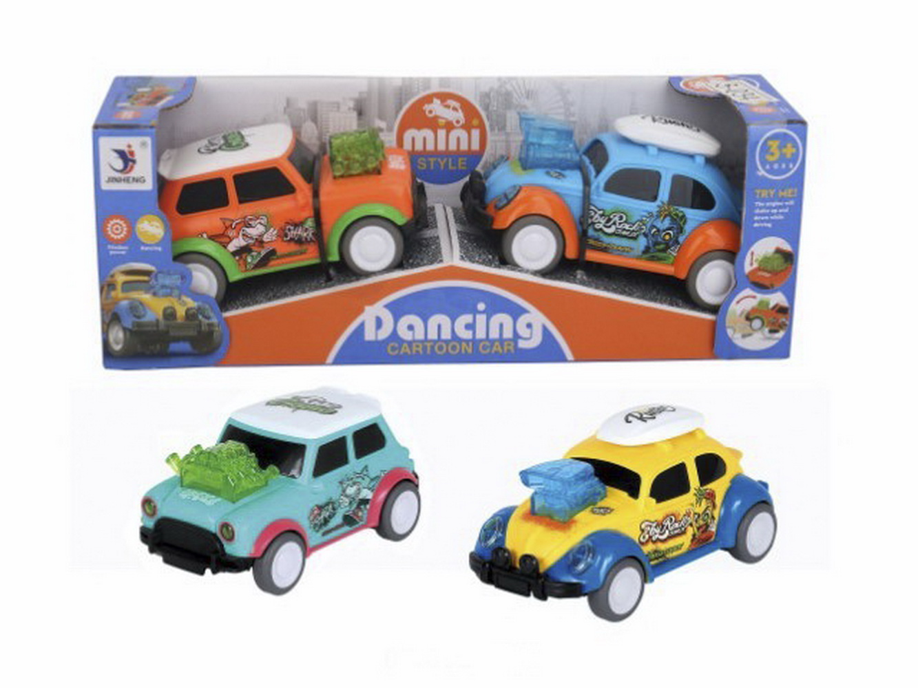 CJ 2 CARROS DANCING 28x8x10 07 0022748