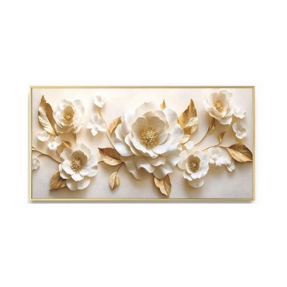 QUADRO C/MOLD FLOR 62x122 12B A25103G