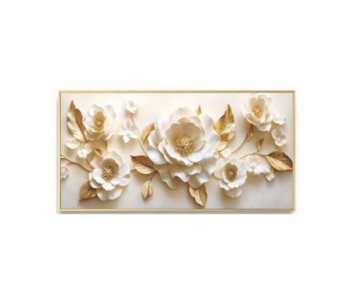 QUADRO C/MOLD FLOR 62x122 12B A25103G
