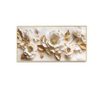 QUADRO C/MOLD FLOR 62x122 12B A25104G