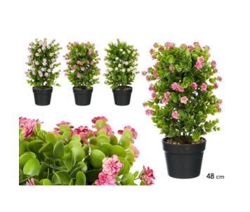 VASO FLORES SORT 3 COR 48cm  14129