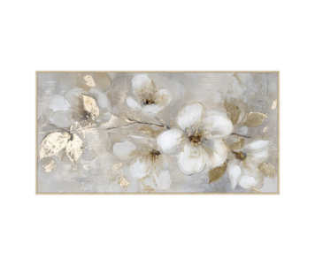 QUADRO FLORES C/MOLD NAT 140x70 20347