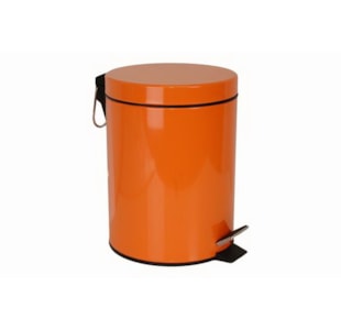 BALDE LIXO 5 L LARANJA 12024