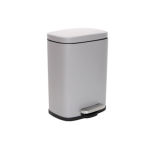BALDE LIXO MET 5L 30cm WB007-5L-GY