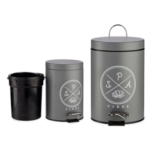 CAIXOTE LIXO 3 L SPA CINZA 89575
