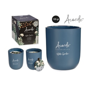 VELA VASO PERF FL BANCAS 8cm 81680