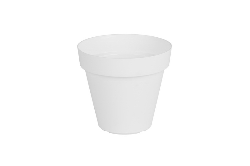VASO CAPRI 25cm BRANCO