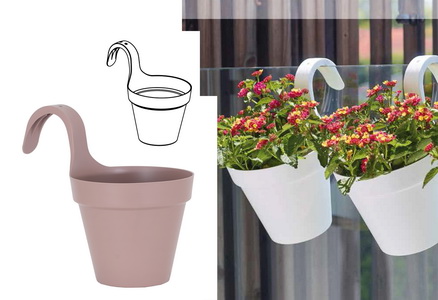 VASO CAPRI VAR SIMP 20cm TORTORA